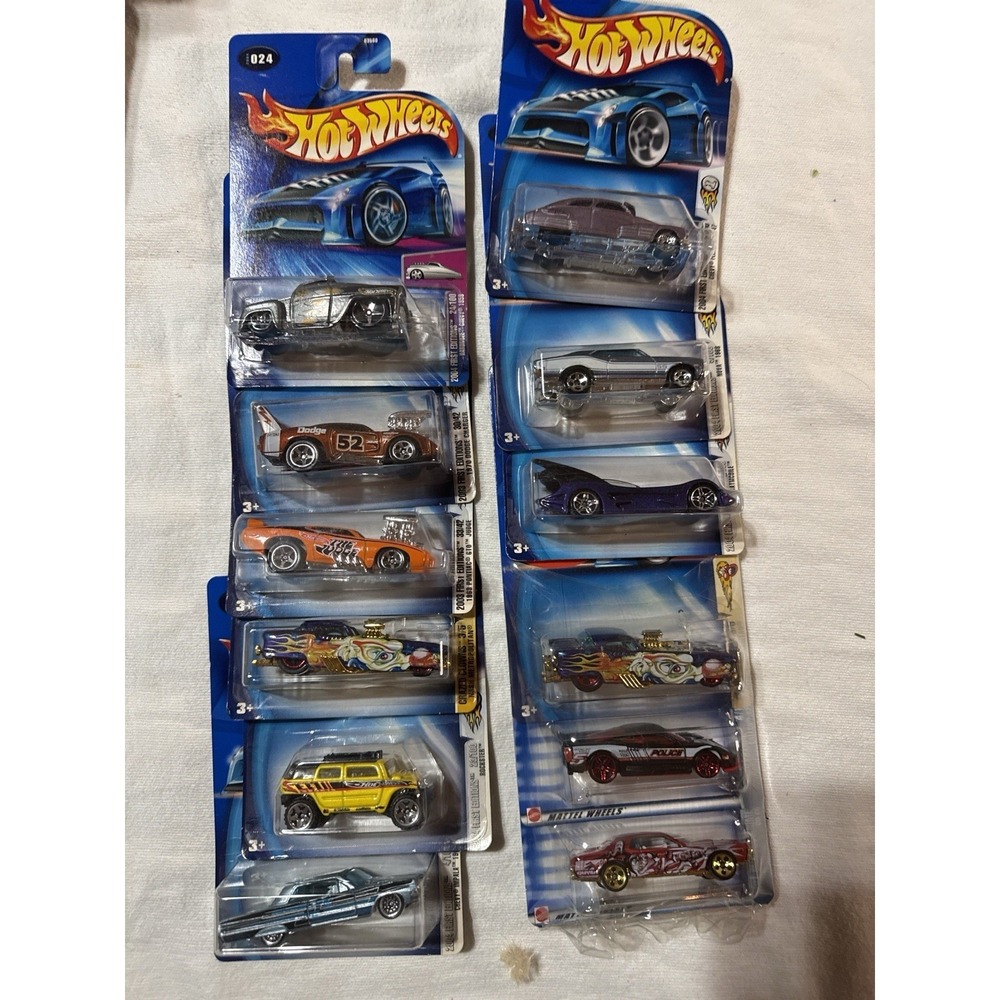 Hot Wheels Lot (12+ Cars) – New in Package – Muscle Cars & Customs